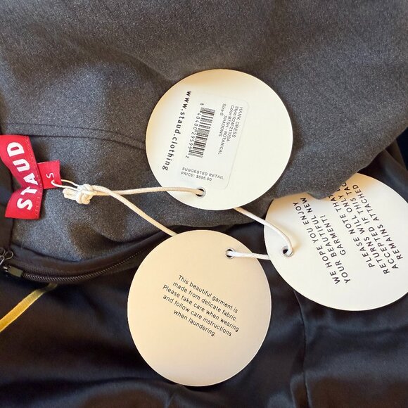 STAUD Hank Dress Botanical Shadows Size Small - Picture 10 of 13